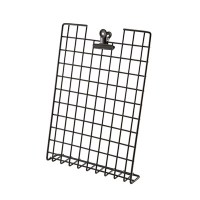 A4 Black Wire Menu Holder